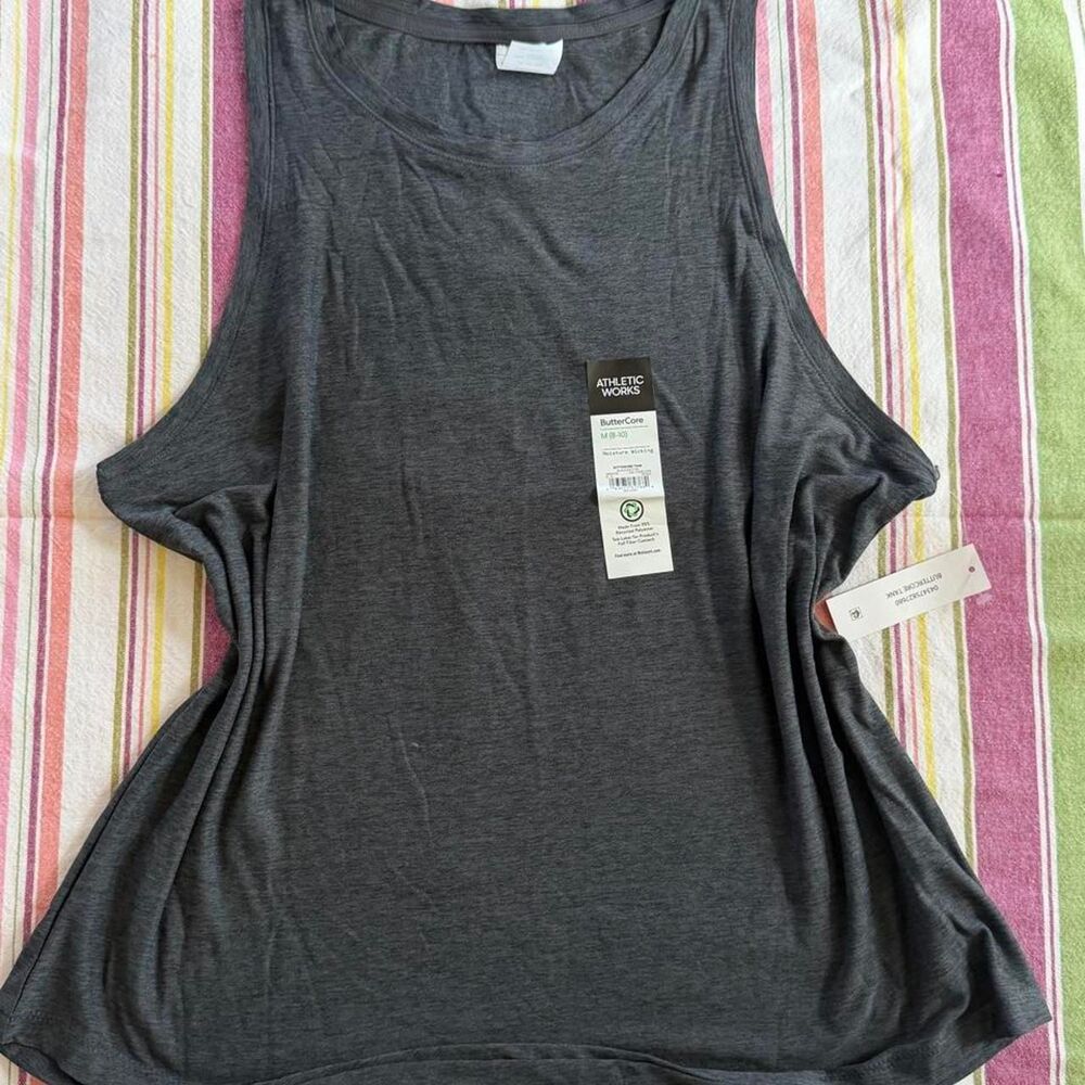 Athletic Works gray tank top Medium #athletic #activewear